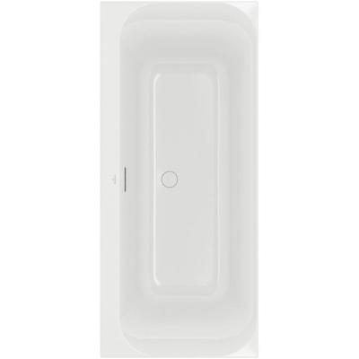 Villeroy & Boch Loop duobad - 180x80cm - rechthoek - acryl Wit Alpin glans uba180lsf2v-01