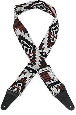 Fender Zion Strap Black Aztec gitaarband 2 inch