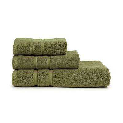 The One Handdoek Ultra Deluxe 70 x 140 cm 675 gr Olive Green