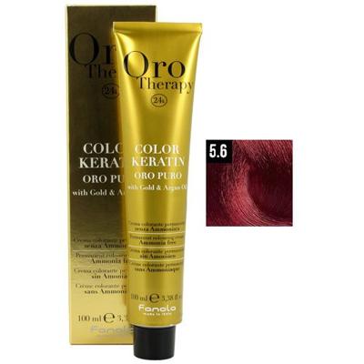Fanola Orotherapy Color Keratin Permanent Colouring Cream 5.6 100ml Fanola Orotherapy Color Keratin Permanent Colouring Cream 5.6 100ml
