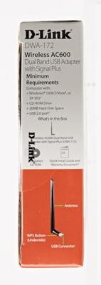 USB WiFi adapter D-Link DWA-172 USB - thumbnail