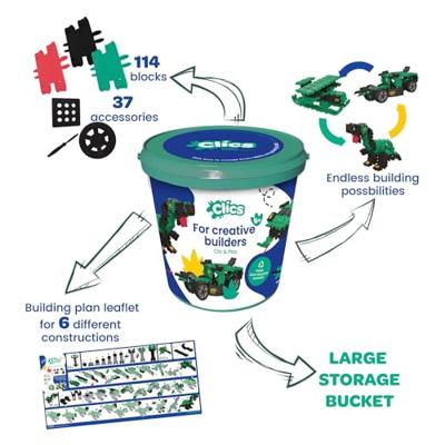 Clics bouwblokken dino world Clics bouwblokken dino world