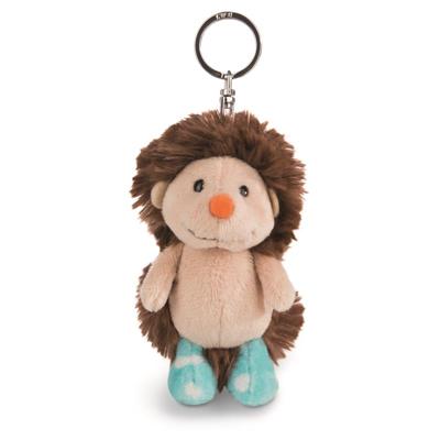 Nici sleutelhanger Henny Hoglet junior 10 cm pluche bruin