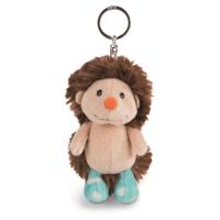 Nici sleutelhanger Henny Hoglet junior 10 cm pluche bruin - thumbnail