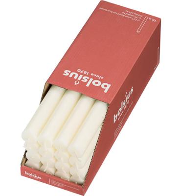 Bolsius huishoudkaars rustiek 27 cm soft pearl