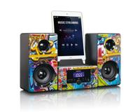Lenco MC-020 Home audio-minisysteem Multi kleuren 10 W - thumbnail