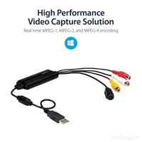StarTech.com USB video opname adapter - S-video / composiet naar USB 2.0 video opname kabel met TWAIN ondersteuning - analoog naar digitaal converter - alleen voor Windows - thumbnail
