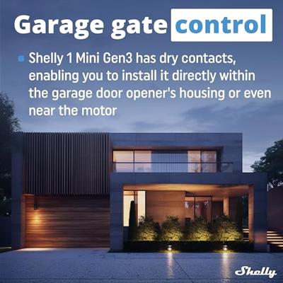 Shelly Shelly 1 Mini Gen3 Schakelactor WiFi, Bluetooth Shelly Shelly 1 Mini Gen3 Schakelactor WiFi, Bluetooth