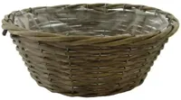 Schaal wilg grijs 30x12 cm - thumbnail