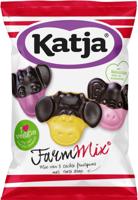 Katja Farm Mix snoep, mix van 3 zachte fruitgums met zoete drop, zak van 255 g - thumbnail