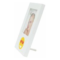 Deknudt Pasfotokader in wit met emoticon S59KL6 - thumbnail