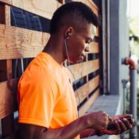 JLab JBuds Pro Signature Headphones Wired In-ear Sports Black - thumbnail