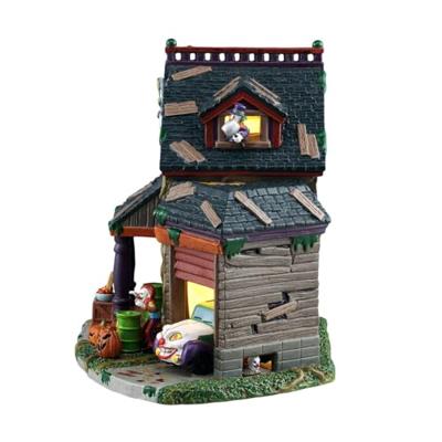 Lemax the laff shak verlicht huisje Spooky Town 2025