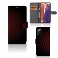 Samsung Galaxy Note 20 | Telefoon Hoesje | Geruit Rood - thumbnail