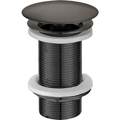 Wiesbaden Caral Open Afvoerplug Verlengd 5/4" Gunmetal - Stijlvol Design