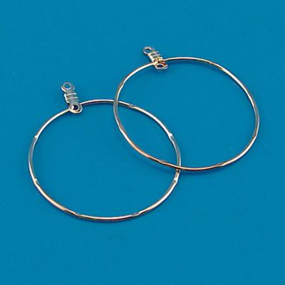 Darice • steel ear hoop gold