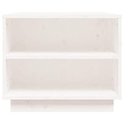 Salontafel 90x49x40,5 cm massief grenenhout wit Salontafel 90x49x40,5 cm massief grenenhout wit