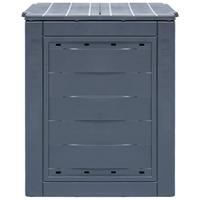 VidaXL Compostbak 260 l 60x60x73cm grijs - thumbnail