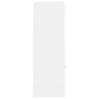 Opbergkast 60x29,5x90 cm bewerkt hout wit - thumbnail