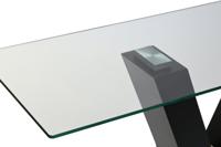 Wandtafel DKD Home Decor Zwart Hout Gehard glas Hout MDF 120 x 40 x 76 cm - thumbnail