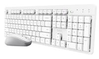 Trust ODY II WL KEYBOARD & MOUSE Set met toetsenbord en muis Draadloos, USB Numeriek toetsenbord QWERTZ, Duits Wit - thumbnail