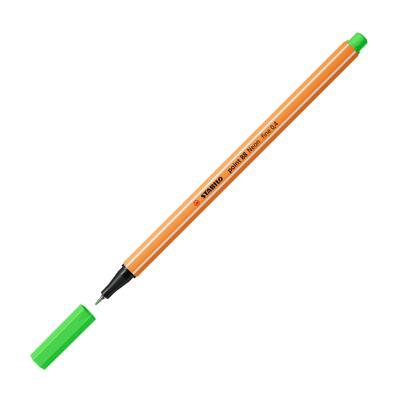 Fineliner stabilo point 88/033 f neon groen | 10 stuks Fineliner stabilo point 88/033 f neon groen | 10 stuks