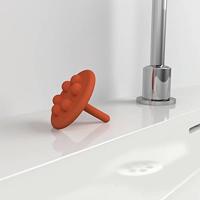Clou Waterstop Mini Wash Me Siliconen Oranje - thumbnail