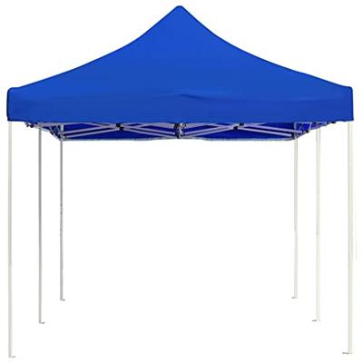 Partytent professioneel inklapbaar 6x3 m aluminium blauw Partytent professioneel inklapbaar 6x3 m aluminium blauw