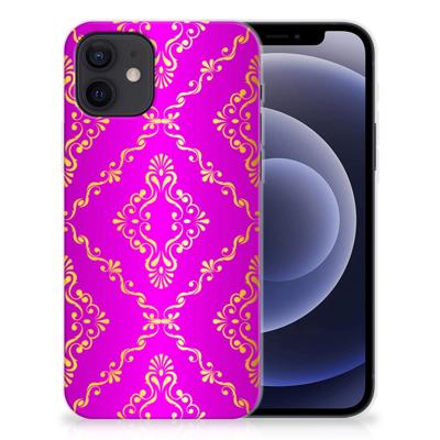 Siliconen Hoesje iPhone 12 | 12 Pro (6.1") Barok Roze Siliconen Hoesje iPhone 12 | 12 Pro (6.1") Barok Roze