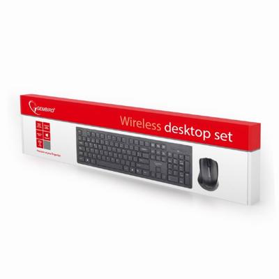 Gembird draadloze toetsenbord en muis, qwerty Gembird draadloze toetsenbord en muis, qwerty