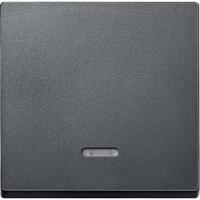 Merten 431014 Wisselschakelaar Afdekking System M Antraciet 1 stuk(s) - thumbnail