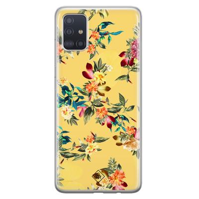Samsung Galaxy A51 siliconen hoesje - Floral days