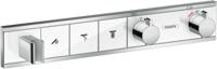 Hansgrohe RainSelect thermostaat afbouwdeel voor 3 functies, wit/chroom - thumbnail