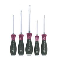 Sleufkop/ Phillips-schroevendraaierset MicroFinish, 5-delig Wiha - thumbnail