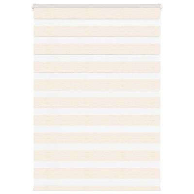 Zebra rolgordijn 95x100 cm stofbreedte 90,9 cm marmerbeige