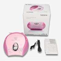 Draagbare FM-radio met CD Pink - thumbnail