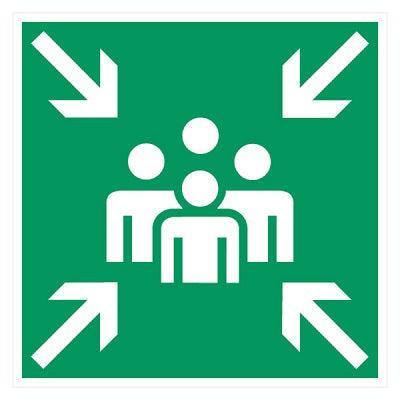 Pictogram Verzamelplaats bij calamiteit