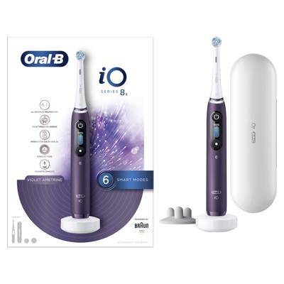 Oral-B iO - 8s - Elektrische Tandenborstel Paars Powered By Braun Oral-B iO - 8s - Elektrische Tandenborstel Paars Powered By Braun