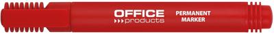 OFFICE products permanent marker 1-3 mm, rond, rood