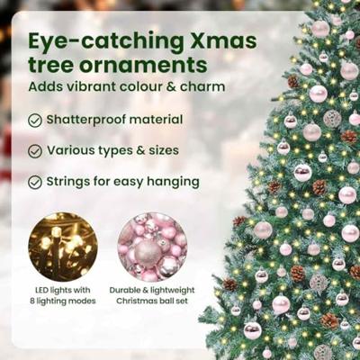 VidaXL Kunstkerstboom met 300 led groen 210 cm pvc en staal VidaXL Kunstkerstboom met 300 led groen 210 cm pvc en staal