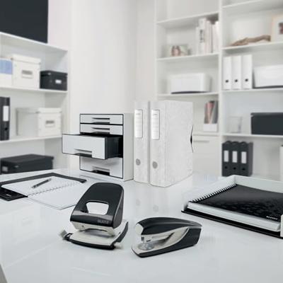 Leitz WOW elastobox ft A4, zwart