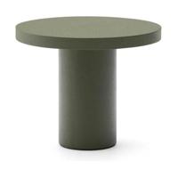 Kave Home Ronde Bistrotafel 'Aiguablava' Beton, 90cm, kleur Donkergroen - thumbnail
