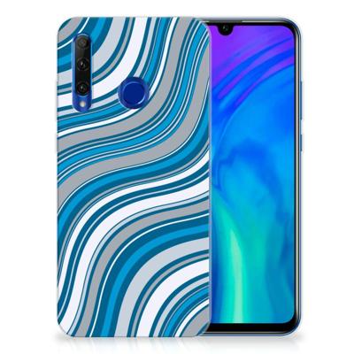 Honor 20 Lite | TPU bumper | Waves Blue Honor 20 Lite | TPU bumper | Waves Blue