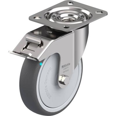 Blickle LEX-PATH 125KFD-FI Zwenkwiel met rem Wieldiameter: 125 mm Draagvermogen (max.): 150 kg 1 stuk(s)