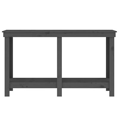 Werkbank 140x50x80 cm massief grenenhout grijs Werkbank 140x50x80 cm massief grenenhout grijs
