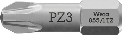 Wera 855/1 TZ Bits Pozidriv, PZ 3 x 25 mm - 1 stuk(s) - 05056825001