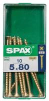 Schroefdoos SPAX Yellox Hout Platte kop 10 Onderdelen (5 x 80 mm) - thumbnail