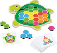 Goki houten schildpad puzzelspel rosy, 41st. - thumbnail