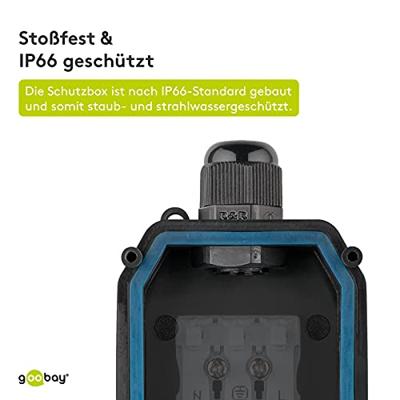 Enzo Waterdichte kabelkoppeling IP66 drieweg met wartel 4017092 Enzo Waterdichte kabelkoppeling IP66 drieweg met wartel 4017092