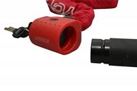 Citycat kettingslot art*** 120cm. met nylon hoes - thumbnail